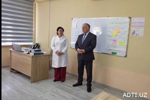 REKTOR DARS JARAYONLARI BILAN TANISHDI