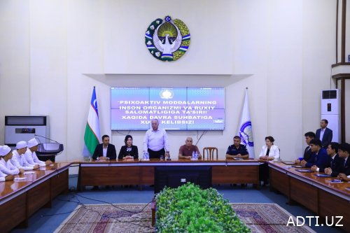 Psixoaktiv moddalarning inson organizmi va ruhiy salomatligiga ta’siri muhokama qilindi