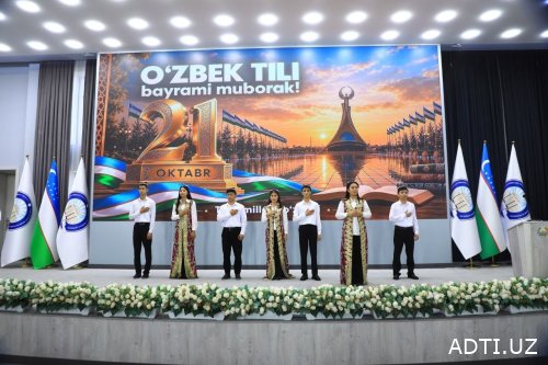ANDIJON DAVLAT TIBBIYOT INSTITUTIDA O‘ZBEK TILI BAYRAMI NISHONLANDI
