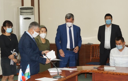 Passed entrance exams to the joint educational faculty of Uzbekistan – Dagestan