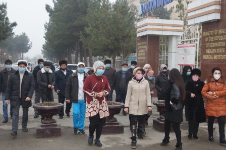 "5000 steps" marathon at Andijan State Medical Institute