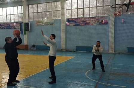 Professors and teachers of the Therapeutic faculty on sports fields