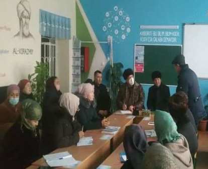 Professors and teachers of Andijan State Medical Institute visited the secondary schools in Khojabad district