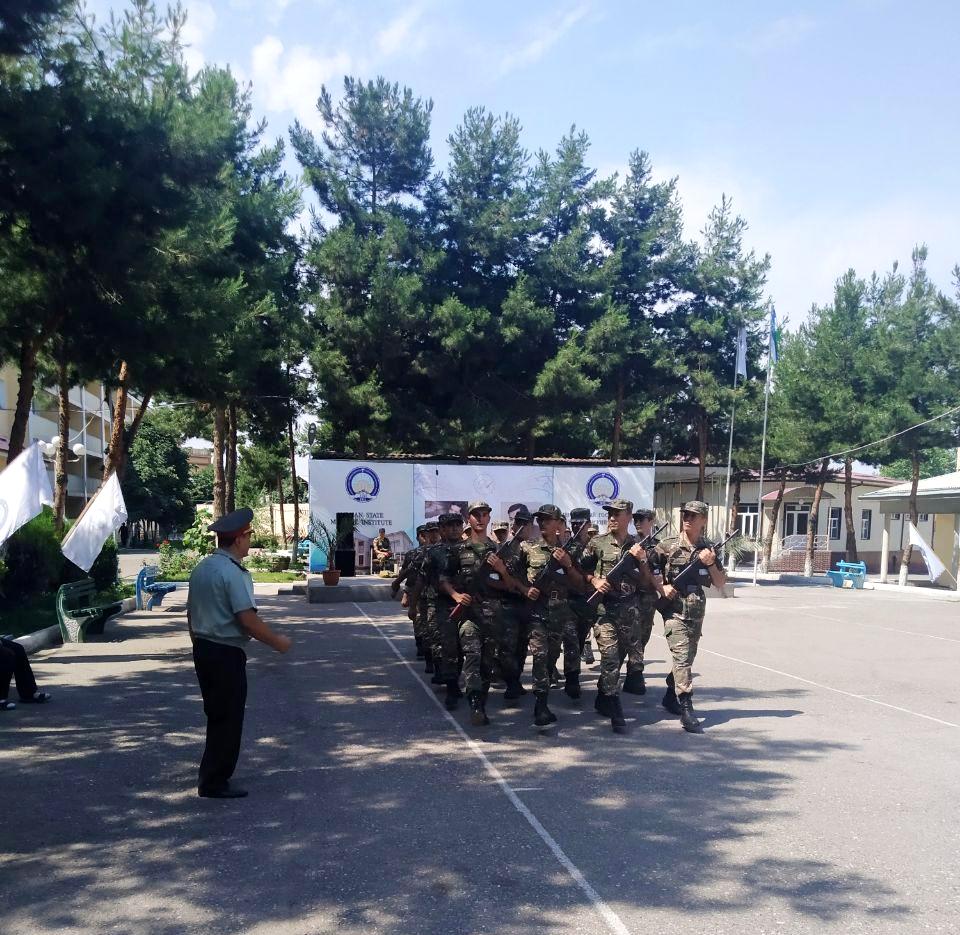 STUDENTS OF THE DEPARTMENT OF MILITARY TRAINING AND CIVIL PROTECTION IN THE PROCESS OF TRAINING
