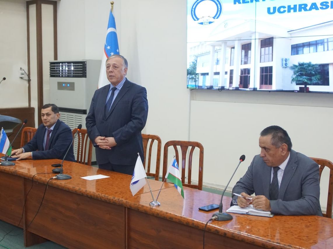 RECTOR OF ANDIJAN STATE MEDICAL INSTITUTE MET WITH SENIOR STUDENTS