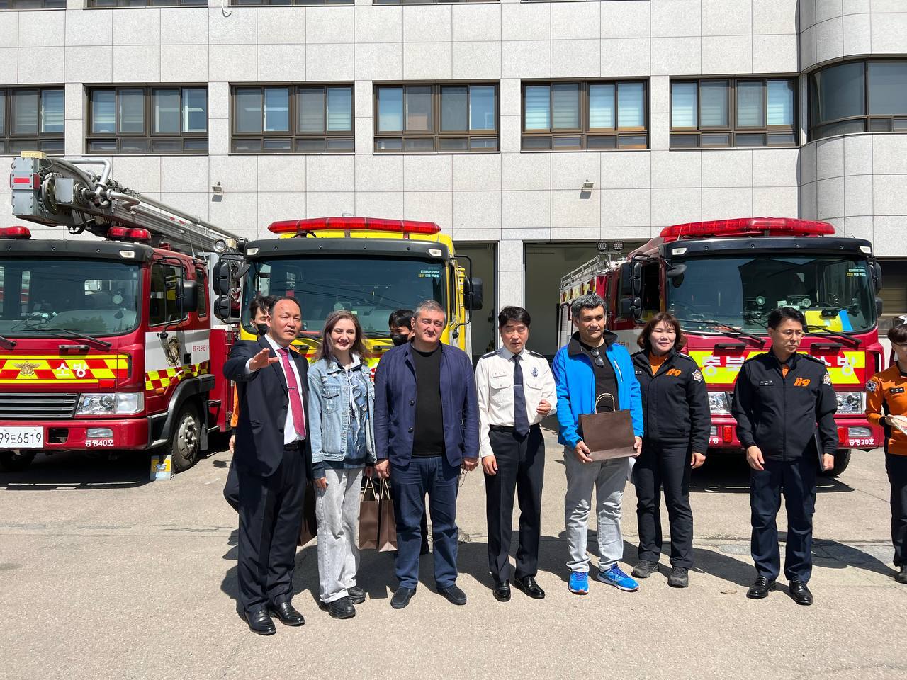 REPRESENTATIVES OF OUR INSTITUTE GOT ACQUAINTED THE “JEUNG PYEONG” FIRE FIGHTING CENTER OF KOREA
