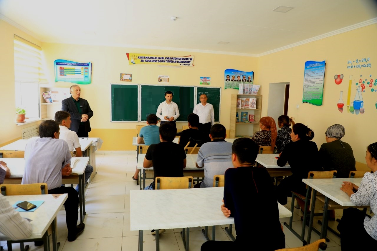 THE RECTOR OF ANDIJAN STATE MEDICAL INSTITUTE MET WITH YOUNG PEOPLE OF MARKHAMAT DISTRICT