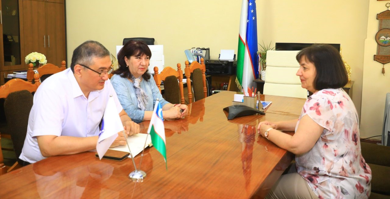 A MEETING WAS HELD WITH THE PROFESSOR OF URAL STATE MEDICAL UNIVERSITY ON THE ISSUE OF COOPERATION