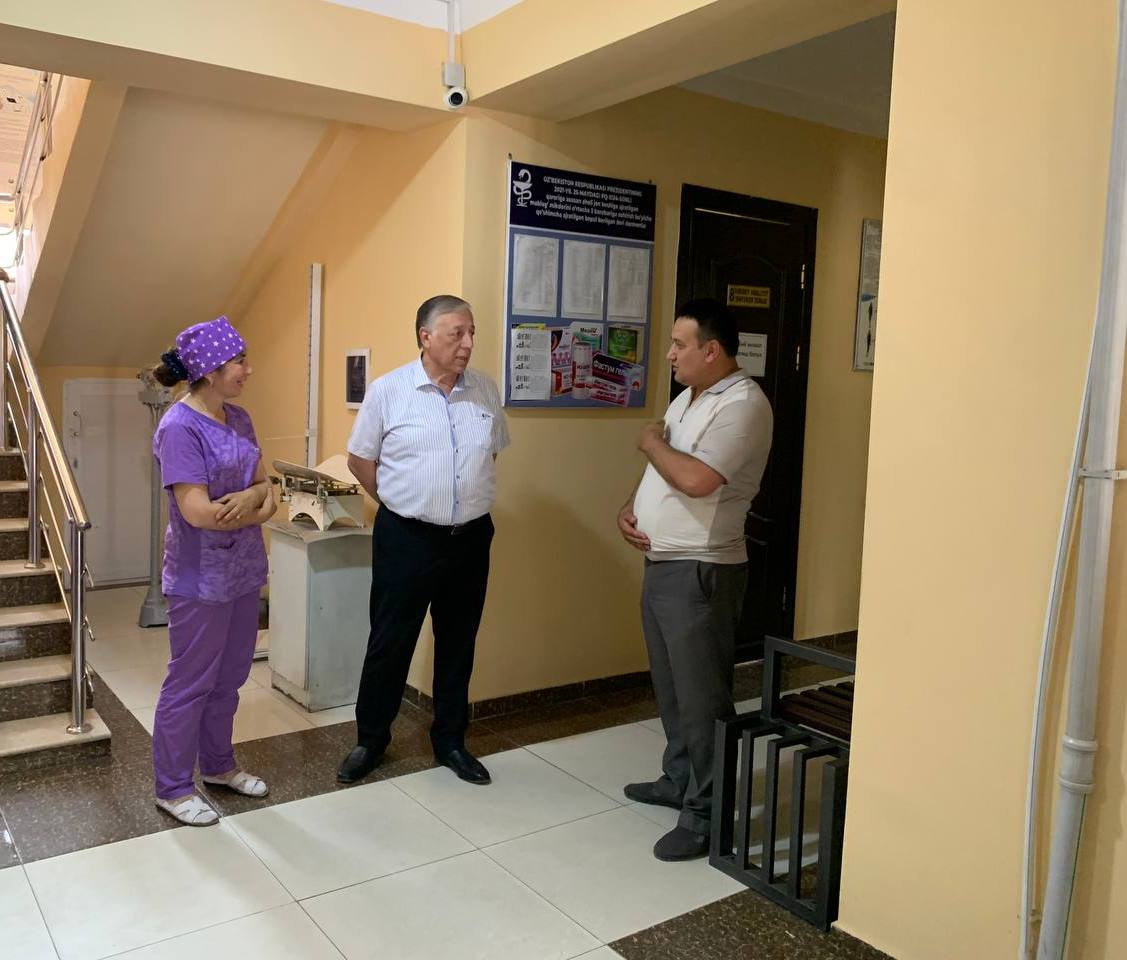 THE RECTOR OF THE INSTITUTE PARTICIPATED IN THE HEALTH MONITORING ORGANIZED IN ANDIJAN DISTRICT