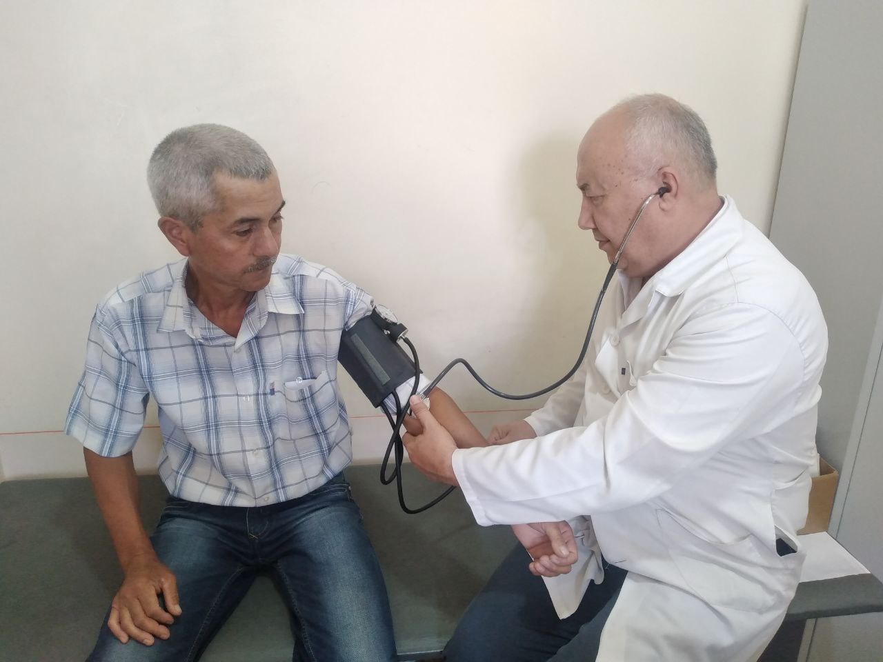 SCRUPULOUS MEDICAL EXAMINATION WAS HELD IN KHOJHAABAD WITHIN THE FRAMEWORK OF ELDERLY HEALTH MONTH