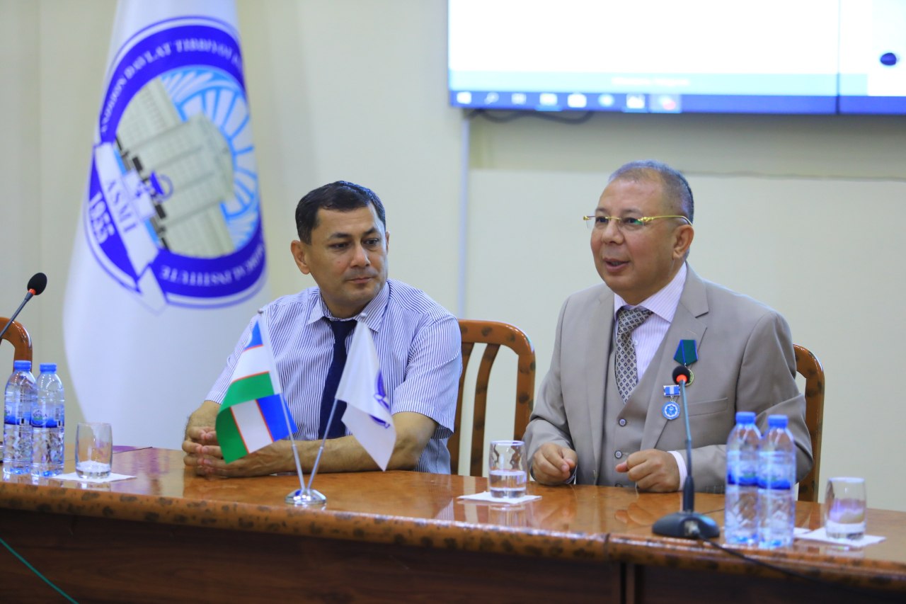 A MEETING WITH JALILOV SHUKURILLO KHUDOYBERDIYEVICH,THE HEAD OF “SOGLOM TURMUSH” Ltd, CANDIDATE OF MEDICAL SCIENCES, ASSOCIATED PROFESSOR WAS HELD IN OUR INSTITUTE