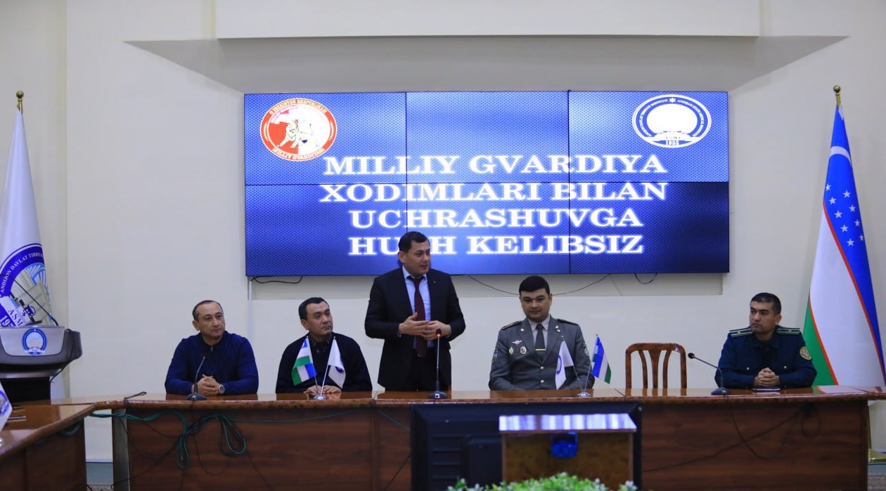 A MEETING OF STUDENTS WITH NATIONAL GUARD PERSONNEL HAS BEEN HELD IN OUR INSTITUTE