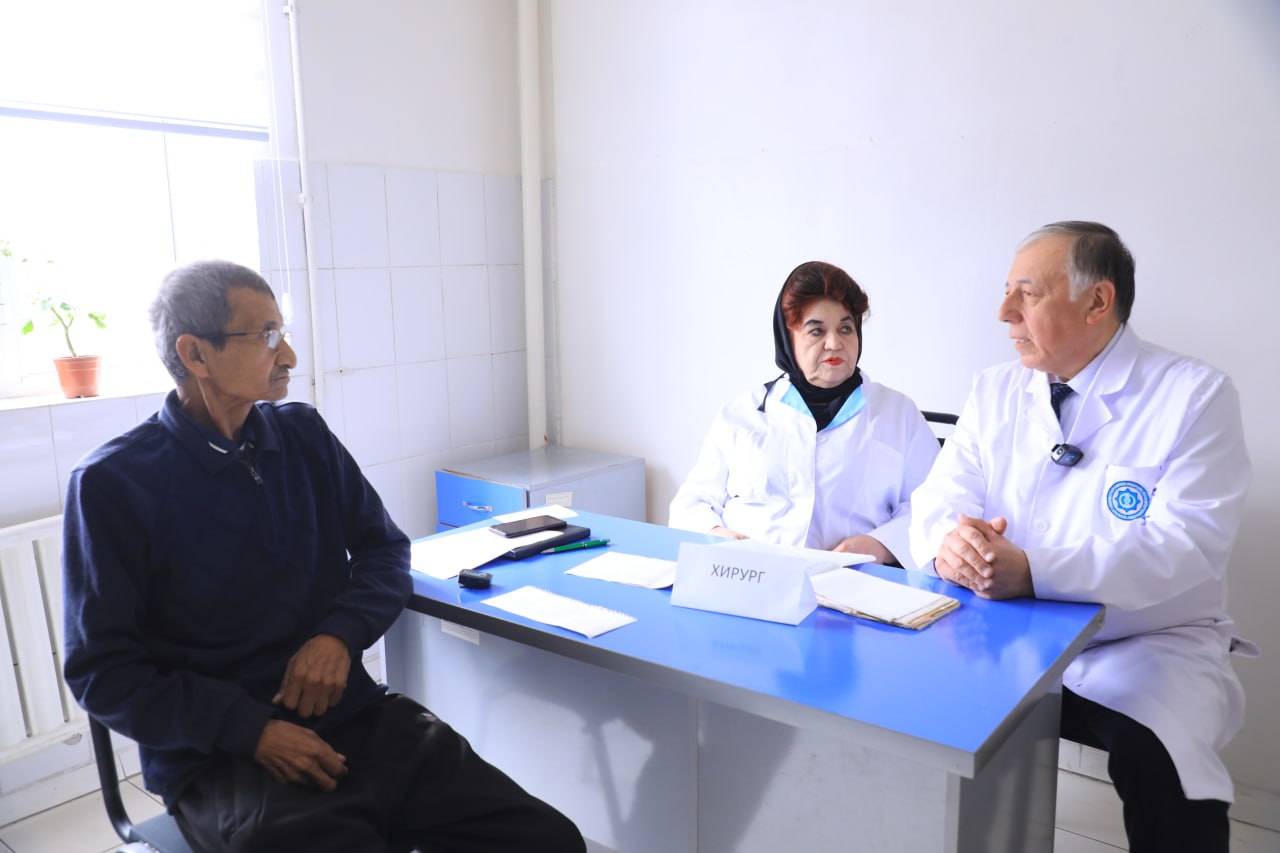 A COMPREHENSIVE MEDICAL EXAMINATION IS HELD IN ASAKA DISTRICT UNDER THE HEAD OF THE RECTOR OF THE INSTITUTE