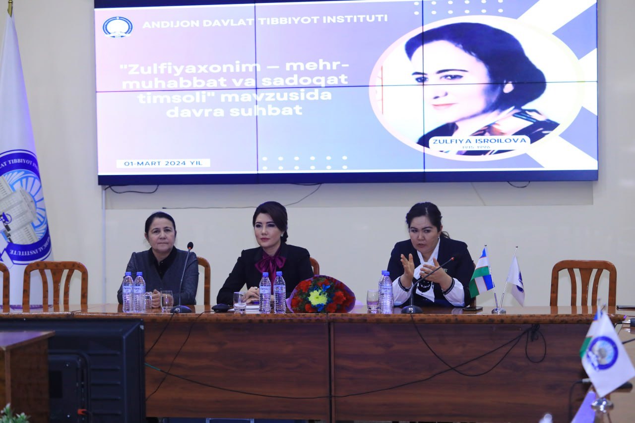 A ROUND-TABLE CONVERSATION HAS BEEN HELD WITH THE PARTICIPATION OF “ZULFIYA” STATE AWARD WINNERS AND STUDENTS