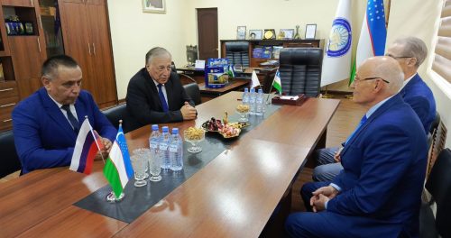 THE RECTOR HAS CONVERSED WITH FOREIGN EXPERTS ON THE ISSUES OF COOPERATION