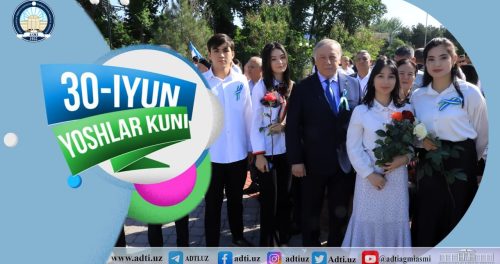 HOLIDAY GREETING OF THE RECTOR OF ANDIJAN STATE MEDICAL INSTITUTE ON JUNE 30 – YOUTH DAY