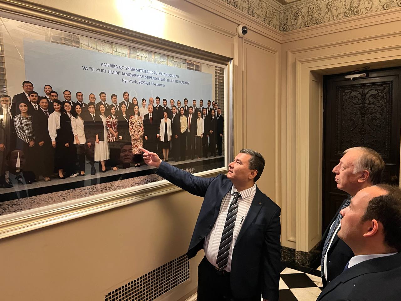 RECTOR VISITS UZBEKISTAN EMBASSY IN THE USA