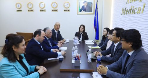 MEETING WITH FOREIGN SPECIALISTS HELD AT THE INSTITUTE