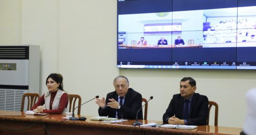 RECTOR MEETS WITH THE 4TH YEAR STUDENTS OF THE FACULTY OF MEDICINE