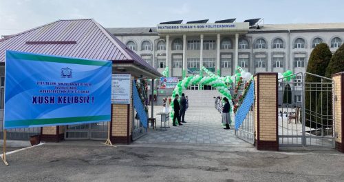 PAXTAOBOD TUMAN 1-SON POLITEXNIKUMIDA “ZIYOLILAR BOG‘I” TASHKIL ETILDI