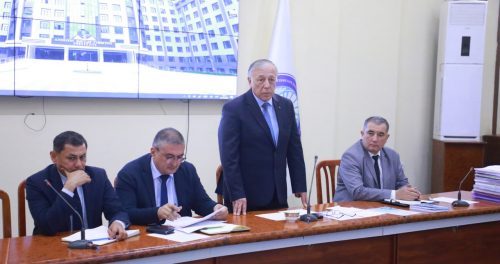 В АНДИЖАНСКОМ ГОСУДАРСТВЕННОМ МЕДИЦИНСКОМ ИНСТИТУТЕ СОСТОЯЛОСЬ ОЧЕРЕДНОЕ ЗАСЕДАНИЕ УЧЁНОГО СОВЕТА