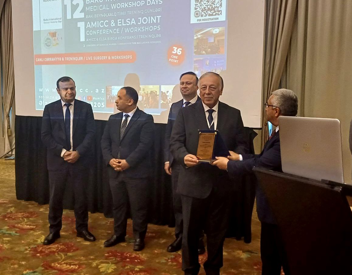 INSTITUT REKTORI XALQARO TIBBIYOT KONGRESSIDA TASHAKKURNOMA BILAN TAQDIRLANDI