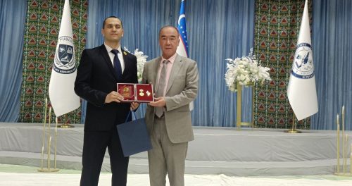 X.Tursunov  «Eng yaxshi xizmatlari uchun» ko‘krak nishoni bilan taqdirlandi