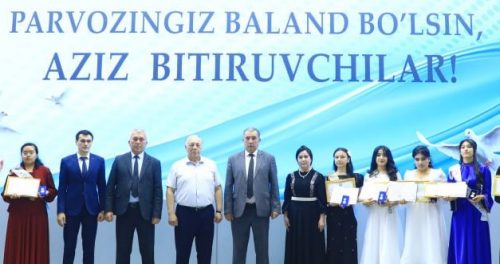 ANDIJON DAVLAT TIBBIYOT INSTITUTI AKADEMIK LITSEYI BITIRUVCHILARINING BITIRUV BAYRAMI O‘TKAZILDI