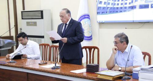 A SCIENTIFIC COUNCIL MEETING WAS HELD AT ANDIJAN STATE MEDICAL INSTITUTE