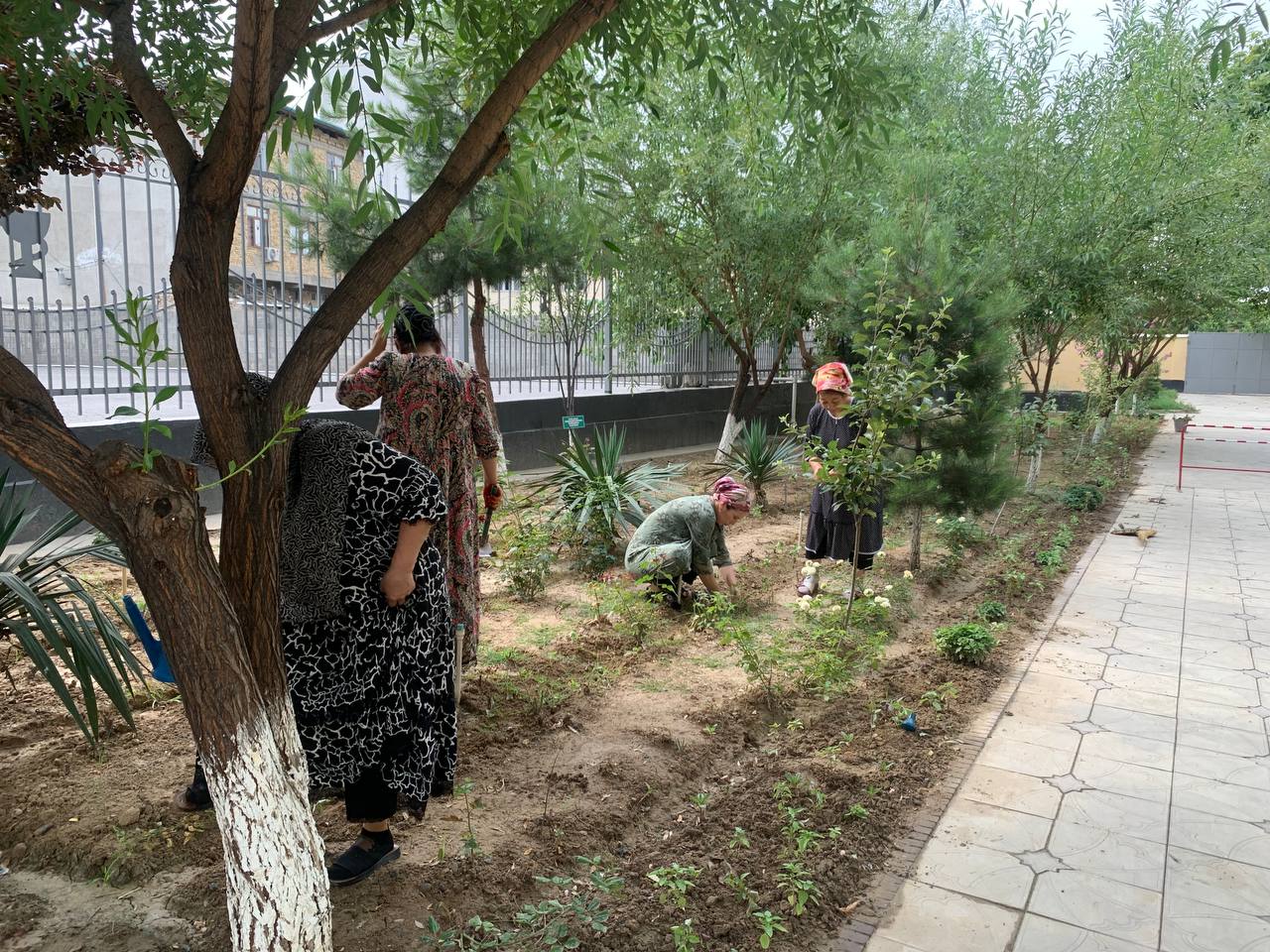 THE RECTOR GOT ACQUAINTED WITH THE LANDSCAPING WORKS BEING CARRIED OUT AT THE INSTITUTE’S SECOND EDUCATIONAL BUILDING