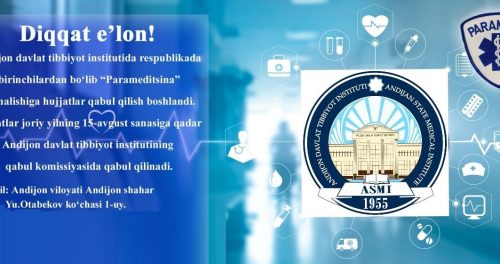 “PARAMEDITSINA” YO‘NALISHIGA QABUL BOSHLANDI