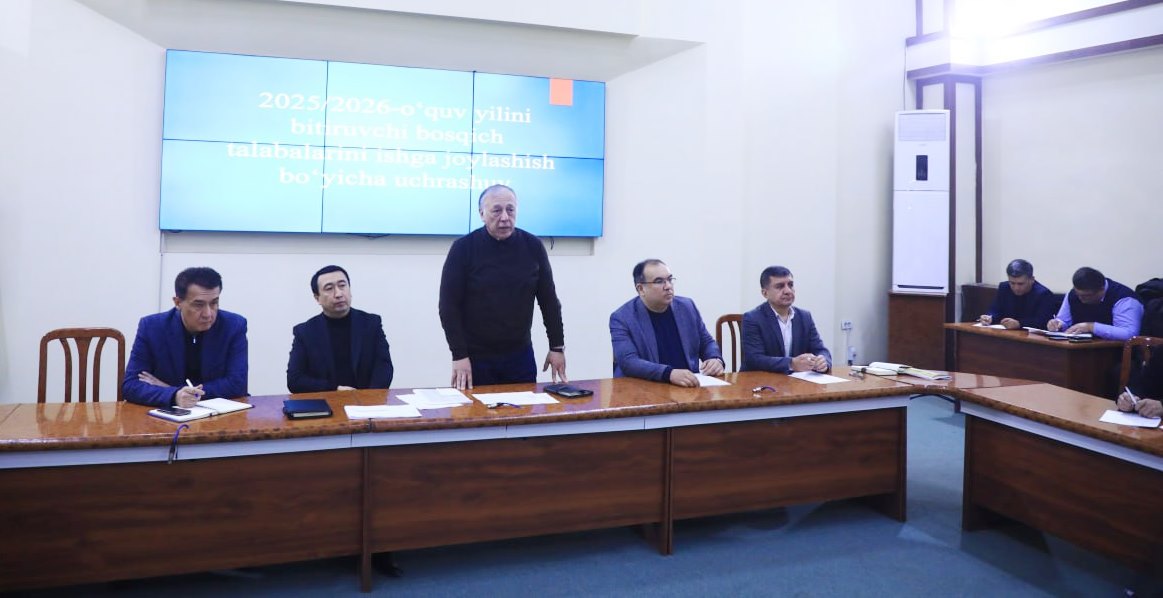 ANDIJONLIK BITIRUVCHI BOSQICH TALABALARINI ISHGA JOYLASHTIRISH BO‘YICHA TAQSIMOT TADBIRI BO‘LIB O‘TDI