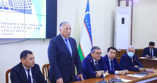 В AНДИЖАНСКОМ ГОСУДАРСТВЕННОМ МЕДИЦИНСКОМ ИНСТИТУТЕ СОСТОЯЛОСЬ ОЧЕРЕДНОЕ ЗАСЕДАНИЕ УЧЁНОГО СОВЕТА